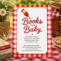 Books for Baby Shower Insert Card