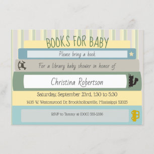 Books For Baby Shower Invitation