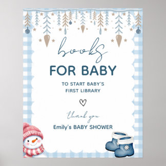Books For Baby Sign Winter Baby Shower