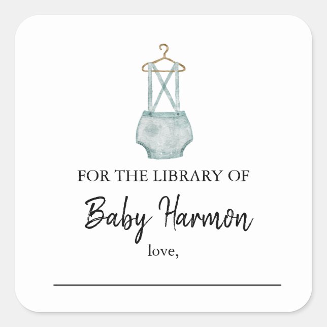 Books for Baby Sticker Labels (Front)