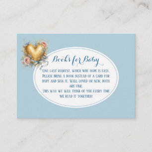 Books for Baby sweetheart Baby Shower enclosure Card