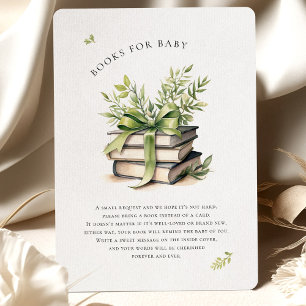 Books for Baby Watercolor Baby Shower Enclosure