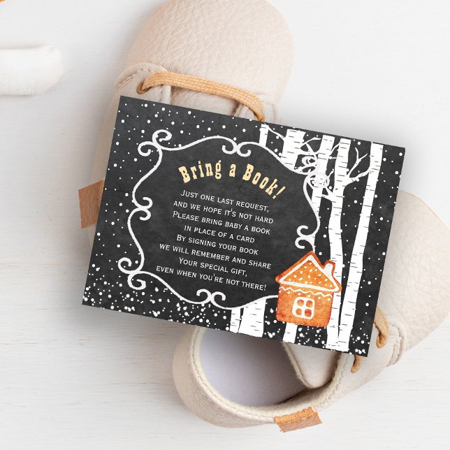 Books for baby winter bring a book insert card (Creator Uploaded)