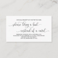 Books for the baby, Modern Hand Lettered Black