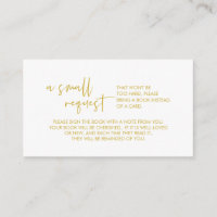 Books for the baby, Modern Minimal Gold Font