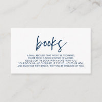 Books for the baby, Modern Minimal Navy Blue
