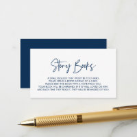 Books for the baby, Modern Minimal Navy Blue