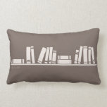 books for wise guy or reading lover pillow<br><div class="desc">books on the shelf for wise guy or reading lover pillow</div>