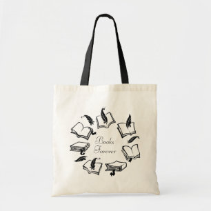Books Forever Tote Bag