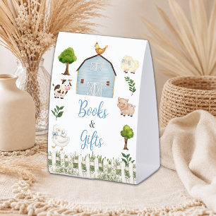 Books & Gifts Farm Animals Barnyard Baby Shower