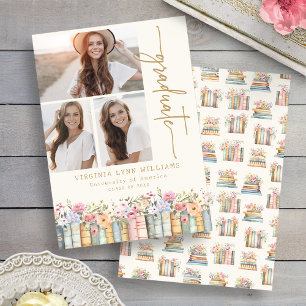 Books Graduation Announcement
