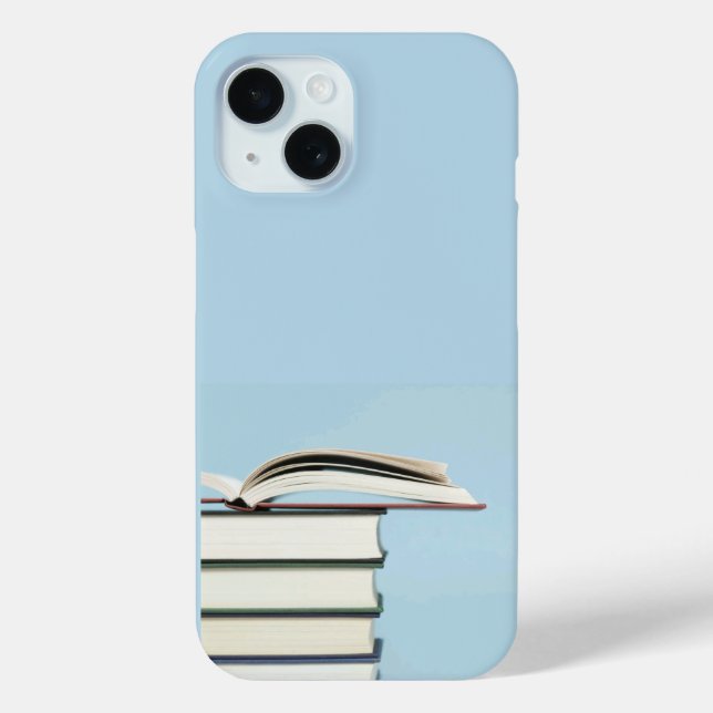Books in a Pile Phone Case (Back)