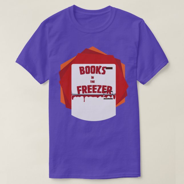 Books in the Freezer Logo T-Shirt (Design Front)