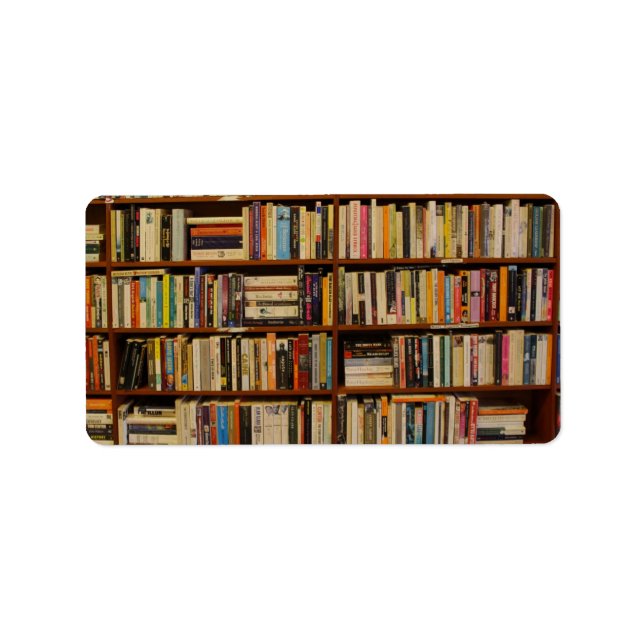 Books in the library Gift Bag Label (Front)