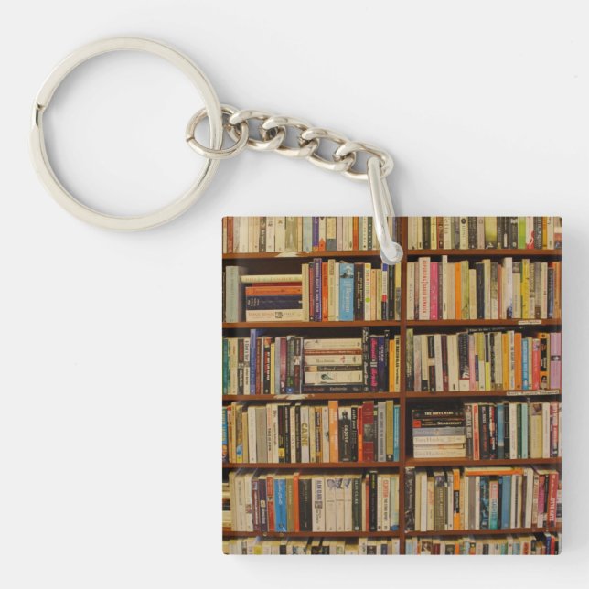 Books in the library  key ring (Front)