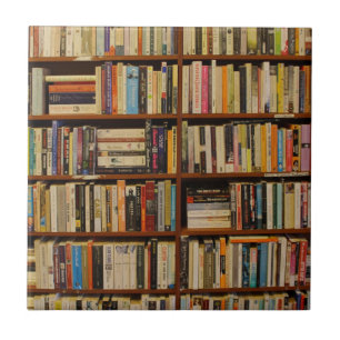 Books in the library  tile