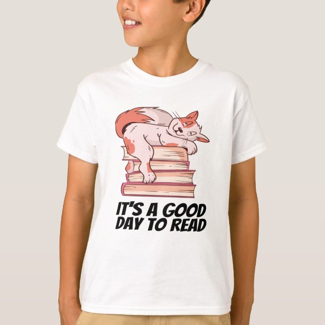 Books - It's A Good Day To Read T-Shirt (Front)