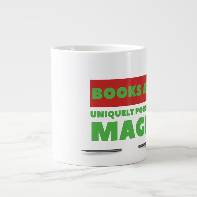 Books - Jumbo Mug (Front)