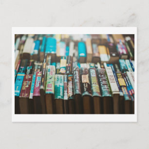 Books Library Book Store Posstcrossing Postcard