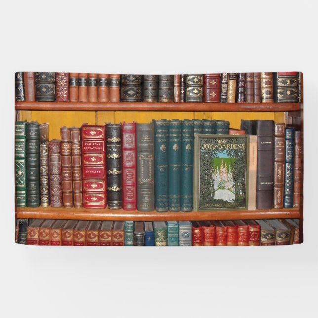 books library bookshelf bookshop banner (Horizontal)