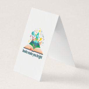 Books Make You Bright Business Card