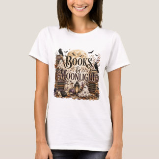Books & Moonlight Cosy Autumn Reading Shirt