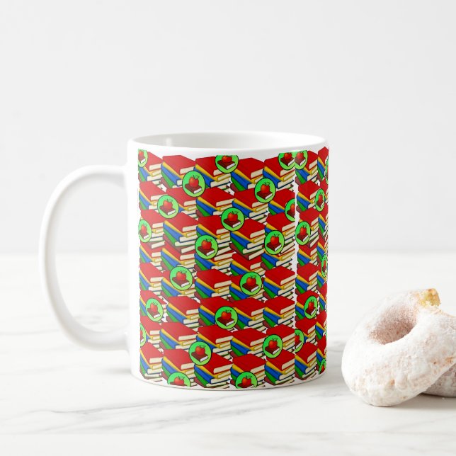 Books Mug (With Donut)