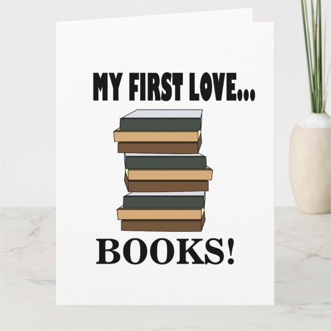 Books My First Love Books  Card (Front)