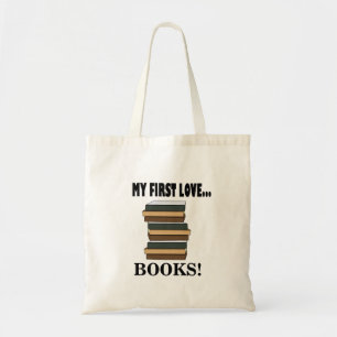 Books My First Love Books  Tote Bag