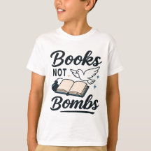 Books Not Bombs Peace & Education Graphic