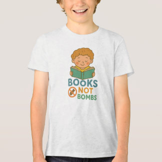 Books Not Bombs Tri-Blend Shirt