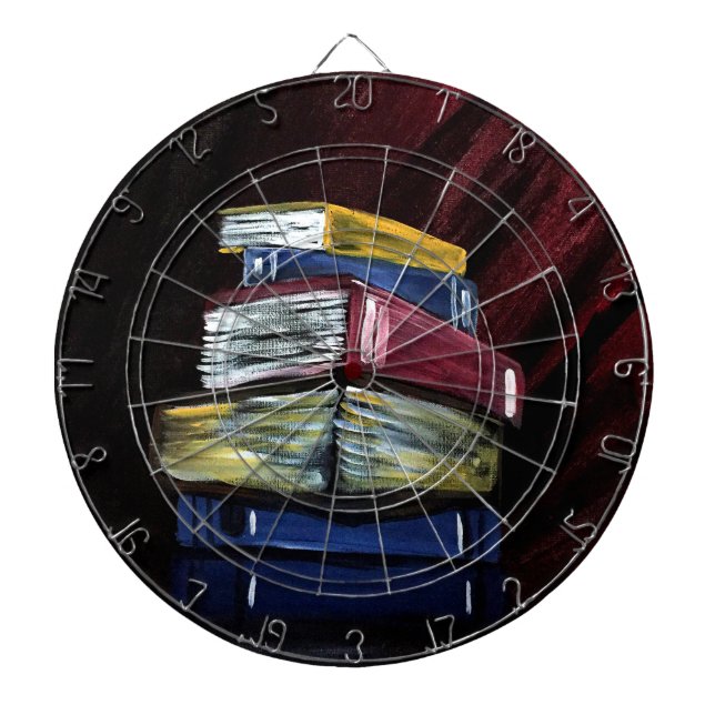 Books Of Knowledge  Dartboard (Front)