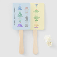Books of the Bible Hand Fans