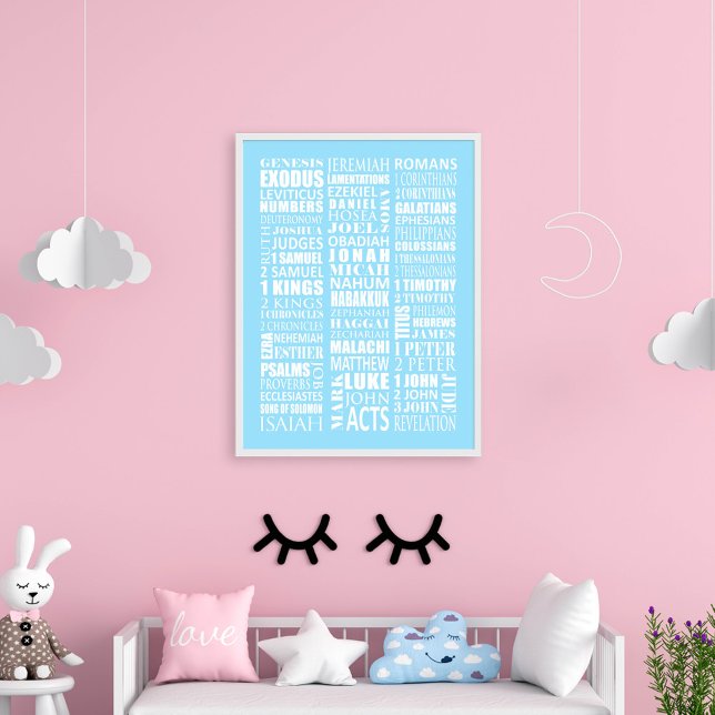Books of the Bible Poster Wall Art (Creator Uploaded)