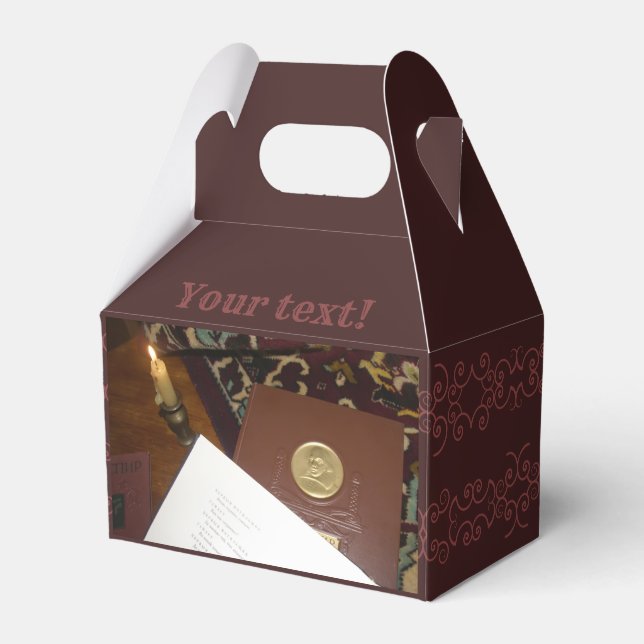 Books of the last century favour box (Front Side)