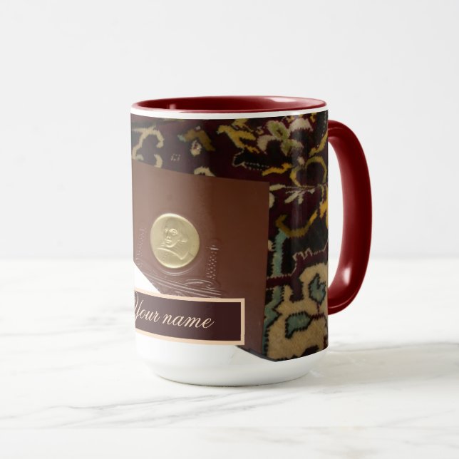 Books of the last century mug (Front Right)