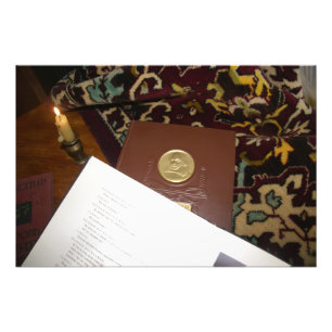 Books of the last century photo print