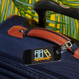 Books On A Shelf Luggage Tag