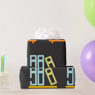 Books On A Shelf Wrapping Paper