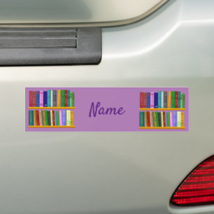 Books on Shelves Thunder_Cove  Bumper Sticker
