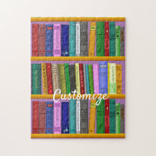 Books on Shelves Thunder_Cove  Jigsaw Puzzle