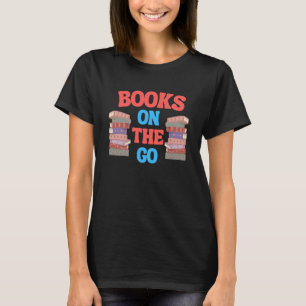 Books On The Go Reading Book Discussion Club T-Shirt