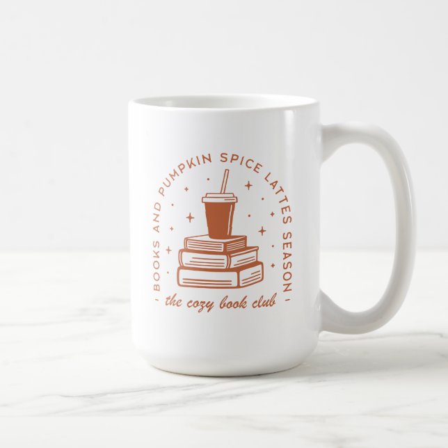 Books & Pumpkin Spice Season Coffee Mug (Right)