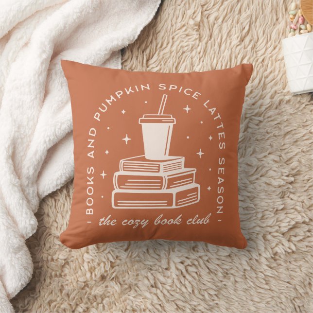 Books & Pumpkin Spice Season Cushion (Blanket)