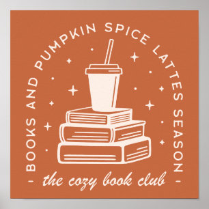 Books & Pumpkin Spice Season Poster