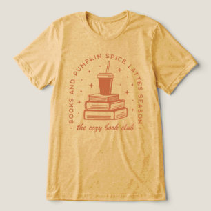 Books & Pumpkin Spice Season Tri-Blend Shirt