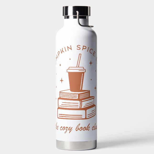 Books & Pumpkin Spice Season Water Bottle (Left)
