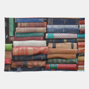 Books Read Love Old Books Tea Towel