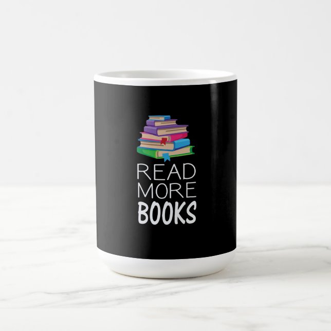 Books - Read More Books Coffee Mug (Center)