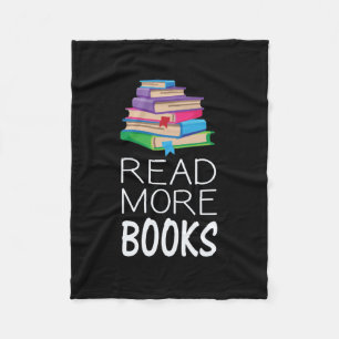 Books - Read More Books Fleece Blanket